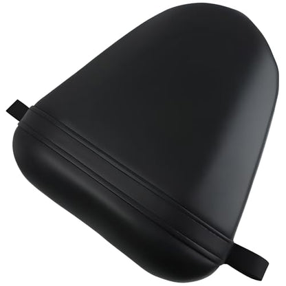 Rear Passenger Pillion Seat Compatible with Yamaha YZF R6 2008-2016 - High-Density Foam Sport Bike Cushion Replacement - Black Synthetic Leather Pad for YZFR6 08-16 - size: YZF R6#08-16