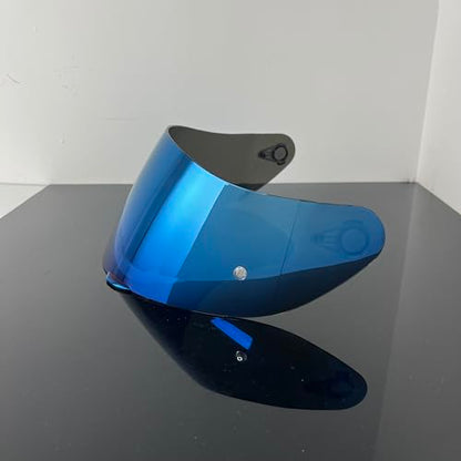 902 Helmet Visor Replacement,Motorcycle Helmet Face Shield for ILM 902,902L,902BT (Revo Ice Blue-Day Use Only) - color: Revo Ice Blue-day Use Only