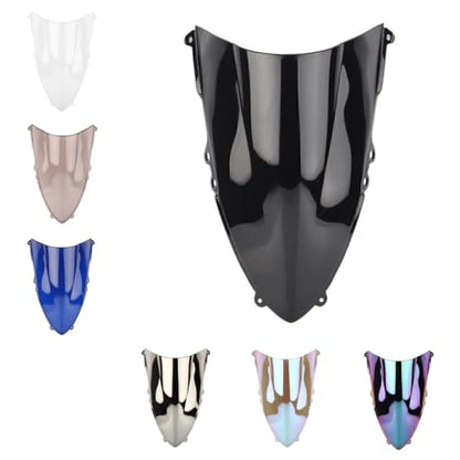 Motorcycle Front Windscreen ABS Plastic Windshield Protection Wind Deflector Screen Application for Ducati 1199 899 Panigale S R 2012-2014 (Clear)