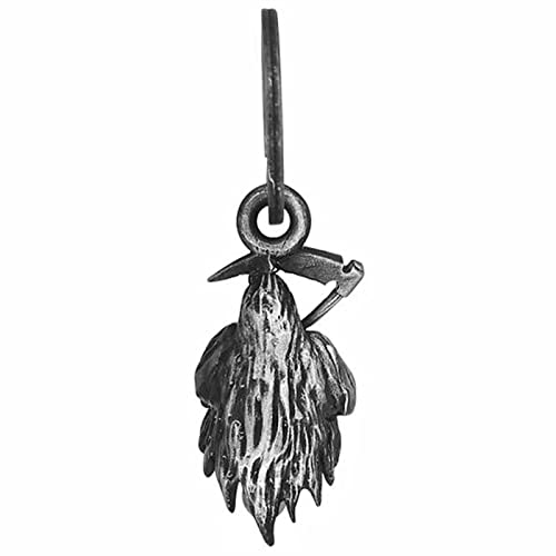 Dream Apparel Motorcycle Bell Guardian Angel Drive Away Gremlin, Biker Bell for Men Women Rider Riding, Good Luck Gift - color: Grim Reaper 02