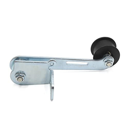 uxcell 1 Set Universal Chain Tensioner Adjustment Roller Tool with Spring Silver Tone Metal for Motorcycle Scooter