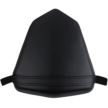 Rear Pillion Passenger Seat Compatible with Yamaha YZF R6 2006-2007 - Black Synthetic Leather Replacement Pad for Sport Bike - size: YZF R6#06-07