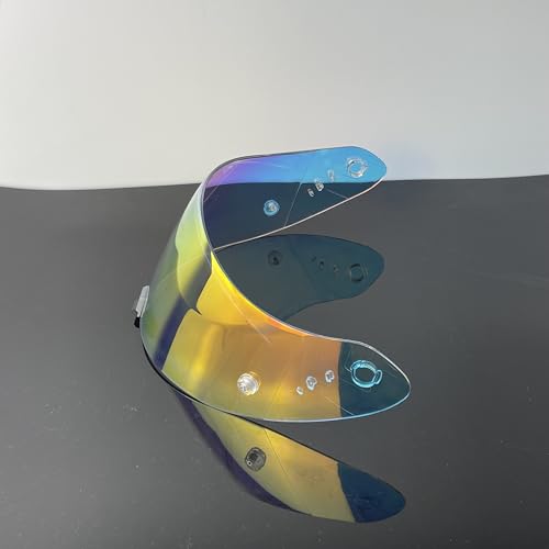 R1 Air Helmet Visor Replacement,Tinted Motorcycle Helmet Face shield Windshield lens for R1,R1 Air,R1 EVO,T520,ST1400,391 (Revo Clear Red) - color: Revo Clear Red