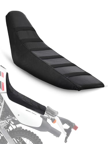 JFG RACING Dirt Bike Seat Cover,Non-Slip Universal Motorcycle Cushion Cover for XR CRF KX YZ SX-F 50 100 150 250 450 500 Dirt Pit Bike Motocross-Black - color: Black