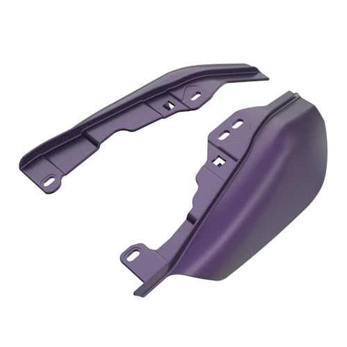 Advanblack 2025 Road Glide Mid Frame Air Deflectors Heat Shields Deflector for Harley Touring '09-'25 Harley RG, Street Glide, Road King (Purple Abyss Denim) - color: Purple Abyss Denim