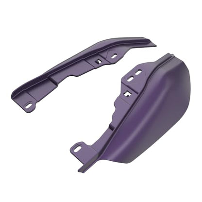 Advanblack 2025 Road Glide Mid Frame Air Deflectors Heat Shields Deflector for Harley Touring '09-'25 Harley RG, Street Glide, Road King (Purple Abyss Denim) - color: Purple Abyss Denim