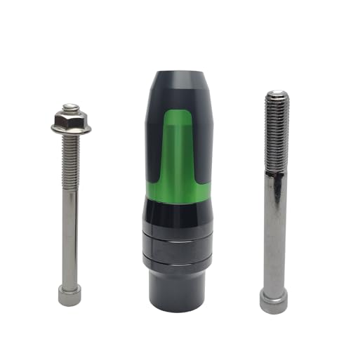 Universal Rear Frame Sliders Crash Pad Replacement for B-MW Kawasaki Yamaha Honda Suzuki CNC Aluminum Motorcycle Accessories Anti Falling Protection(Green) - color: Green