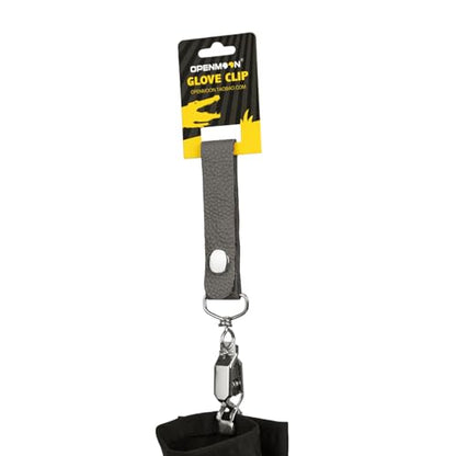 OPENMOON Glove Leather Clips (Grey) - color: Grey