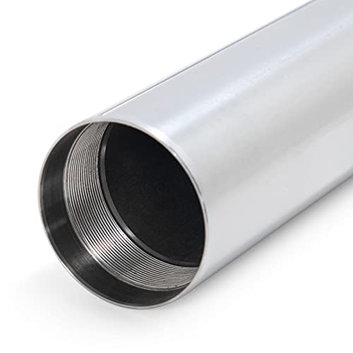 TOFR 49mm Fork Tubes for Harley Touring 14-20 FLHT FLTR FLHR FLHX Street Glide Electra Glide Road King Road Glide 45500113 37Mn5 Steel - color: Silver