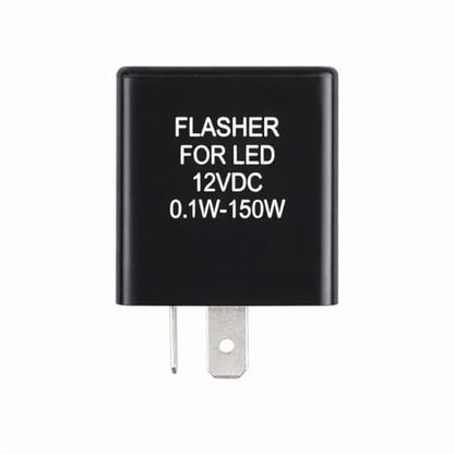 MGI SpeedWare 2-Pin Silent Flasher Relay for LED Turn Signal - Hyper Flash Fix (1-Pack)