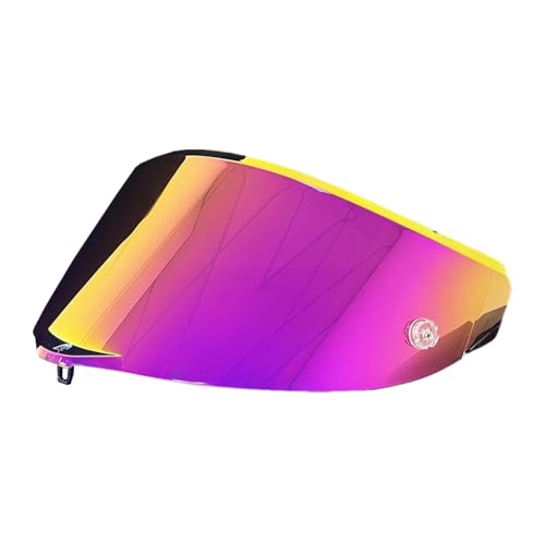 BSTOP Pista GPR Helmet Visor,UV-Protected Face Shield for Pista GPR, Corsa-R Helmet - Revo Purple, Day Use Only - color: Revo Purple Gold-day Use Only