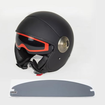 Luxshiny Universal Motorcycle Helmet Anti-Fog Film Rain Shield Visor Sticker Waterproof Sun Visor Protective Patch for Clear Visibility 10.7 X 3.46Inch