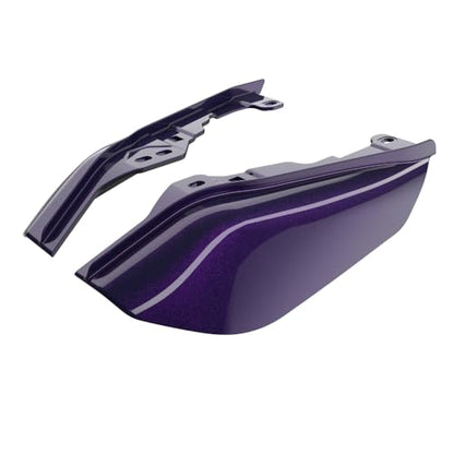 Advanblack 2025 Road Glide Mid Frame Air Deflectors Heat Shields Deflector for Harley Touring '09-'25 Harley RG, Street Glide, Road King (Mystic Shift) - color: Mystic Shift