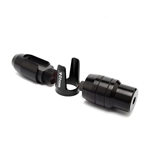 For SUZUKI V-Strom 250 650 1000 DL250 DL650 DL1000/V-Strom1000/XT Motorcycle CNC Aluminum Frame Crash Pad Exhaust Sliders Crash Protector slider - color: black
