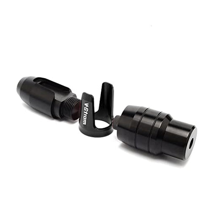 For SUZUKI V-Strom 250 650 1000 DL250 DL650 DL1000/V-Strom1000/XT Motorcycle CNC Aluminum Frame Crash Pad Exhaust Sliders Crash Protector slider - color: black