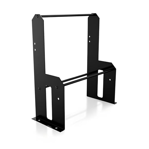 Harley Wall Mount Storage Rack, Black Metal Garage Detachables Storage, Wall Rack for Tour Pack Pak Trunk Luggage Racks, Fits for Harley Touring Electra Street Glide Road King