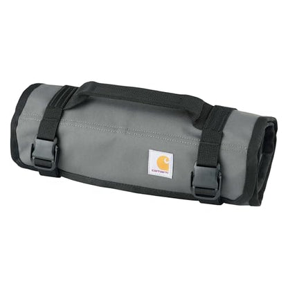 Carhartt Utility Roll Organizer, Durable, Water-Resistant Tool Roll, Gravel, 16 Pocket - color: Gravel, size: 16 Pocket