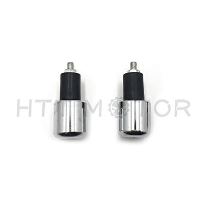 MT220-029- Compatible with Chrome Heavy Weighted Bar Ends 6mm Anti Vibration 22mm Handlebar Slugs