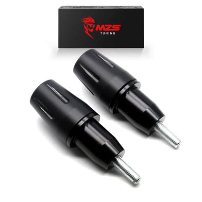 MZS Motorcycle Frame Sliders Compatible with MT07 MT-07 FZ07 FZ-07 XSR 700 XSR700 2014-2025, Falling Crash Protector Guards No Cut Kits Black - size: MT-07/FZ-07/XSR700