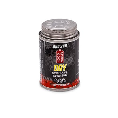 Errecom 1000 Miglia BKR 3101-4 fl oz (120 mL) Can, Dry Lube Bike Chain, for Dry and Dusty Weather Conditions, Brush Included - color: DRY - 4 fl oz (120 mL) Can