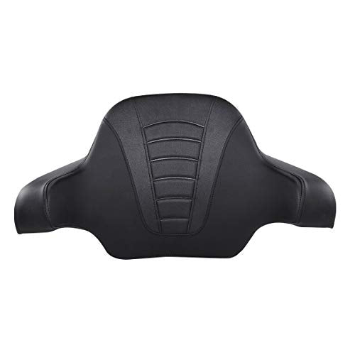 TCMT King Motorcycle Trunk Box Wrap-Around Backrest LED Brake TailLight Speakers Fit For Harley 2014-2025 Touring CVO Road King Road Glide Street Glide Electra Glide Pack - color: Style A+Speakers#2+Red Taillight