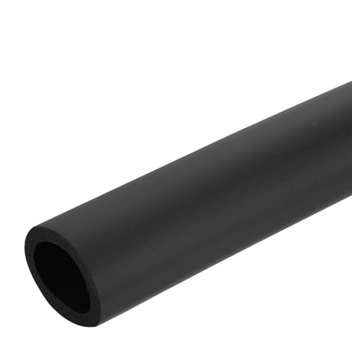 uxcell Foam Tubing for Handle Grip Support,25mm(1") ID 35mm(1 3/8") OD 0.3 Meter/1ft Length Black - color: Black, size: 25mm x 35mm x 0.3 m