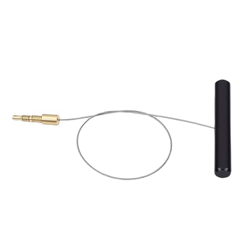 Keenso Tire Valve Stem Fishing Tool Puller with Ergonomic Aluminum Handle for Dirt Bike ATV UTV Motorcycle Tube Repair (Black) - color: Black