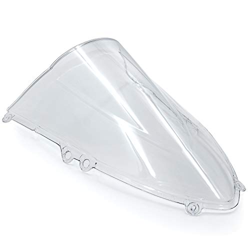 HTTMT- Clear Double Bubble Windscreen Windshield For 2012-2014 DUCATI 899/1199 [P/N: CFP-2310-3-CL] - color: Clear