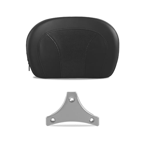 Sissy Bar Passenger Backrest Pad fits for Harley Davidson HD Touring Model 1997-2026(P/N 52300324, 52627-09, 54247-09, 52933-97b,52805-97B,52723-06,5230057,52300258) (Style 4) - color: Style 4