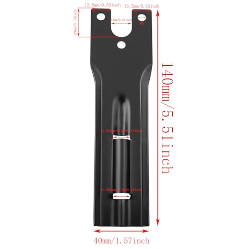 TAODAN 2PCS Bicycle Flag Pole Fleet Advertising Safety Car Flag Metal Pole Bicycle Flag Holder L Shape Flag Pole Mounting Bracket for Motorcycle Dirt Bike Flag Bracket Accessories Black