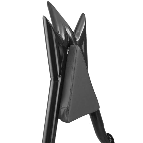 27” Adjustable Trident Detachable Black Sissy Bar Passenger Backrest Rear Pad for Harley Davidson Touring Models 2009-2026 Street Glide Road Glide Electra Glide Road King CVO Ultra (09-24 Black-T) - color: 09-24 Black-T