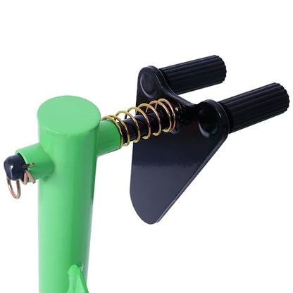 Motorcycle Stand 1000LB - Heavy Duty Sport Bike Front and Rear Wheel Lift, Adjustable Swingarm Paddock Stands, Industrial-Grade Steel (Green) - color: Green