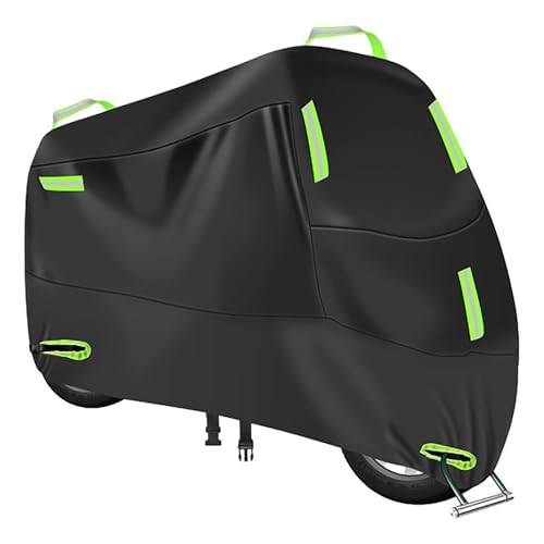 Motorcycle Covers for Suzuki Boulevard C90, Waterproof Outdoor and Indoor Storage Motorcycle Cover, with Anti-Theft Lock Hole and Safety Reflective Strip,A - color: A