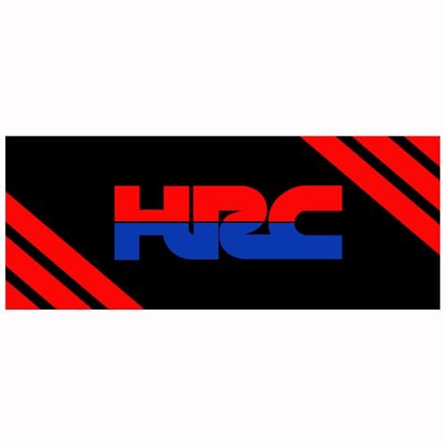 Motorcycle Garage Mat for Honda Bikes HRC - for CBR, Fireblade, Rebel, Africa Twin, CRF | Non-Slip Parking Carpet for Home Garage Display Mat for Honda Bikes, Display Mat for CBR Bikes