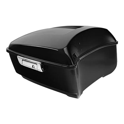 Color-Matched King Tour Trunk Luggage Trunk w/Latch Liner Fits for Harley 14-later Road King, Road Glide, Street Glide, Electra Glide Standard, select CVO and '21-later FLH - color: BStyle #01