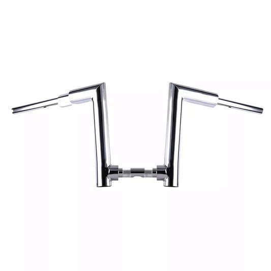 Chrome 2" Fat 12” Rise Hulkz Handlebar Fit For Harley Softail Sportster XL Dyna Road King models 2000-Later, Require 1-1/4" Clamp - color: Chrome, size: 12" Rise