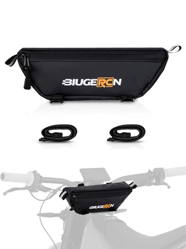 Electric Dirt Bike Handlebar Bag,Universal Ebike Handle Bar Storage Pouch for Tutti Soleil 01/Ridstar Q20/Surron Light Bee X LBX/Talaria X3 Sting MX3 R MX4 MX5/E Ride Pro