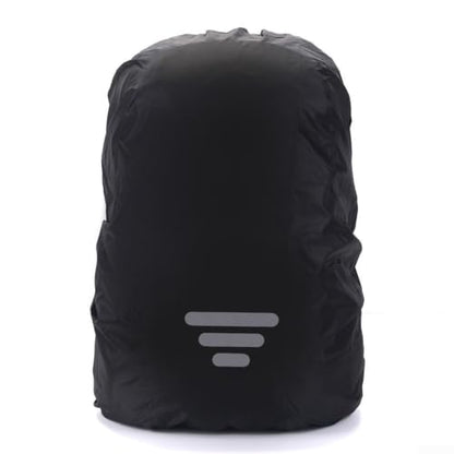 Reflective Backpack Rain Cover Waterproof Elastic Straps Secure Fit Night Visibility for Hiking Camping Cycling 8-70L Black Lightweight Polyester Sizing(M（30-40L）) - size: M（30-40L）