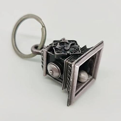 Dream Apparel Motorcycle Bell Guardian Angel Drive Away Gremlin, Biker Bell for Men Women Rider Riding, Good Luck Gift - color: Fire Department