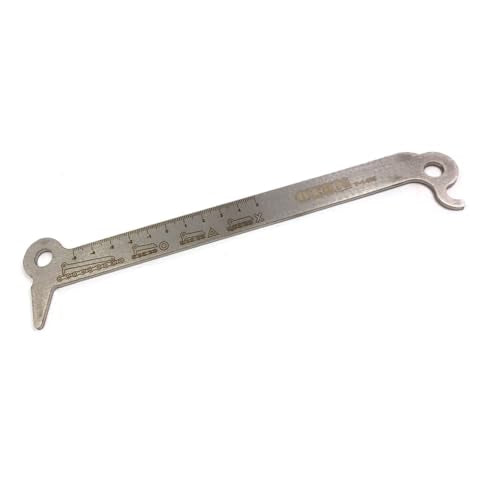 OTOM Motorcycle Chain Checker Wear Indicator 3in1 Exact Chain Hook Bolt Measurement for 520 525 530 Chain Universal Repair Tools