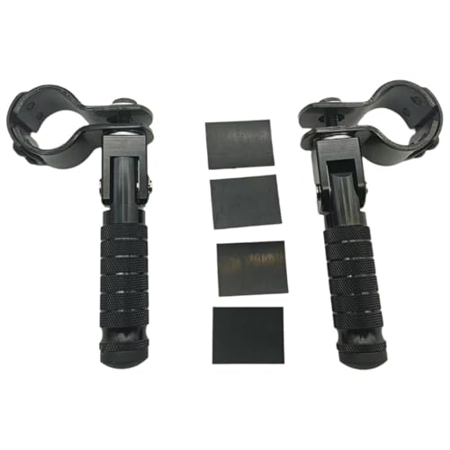 Universal Motorcycle Foldable Pedal Foot Nail, Bicycle Foldable Pedal, 90 Degree Fixed Foldable Pedal Bracket, (0.87-1.1 Inch) - size: 0.87-1.1 Inch