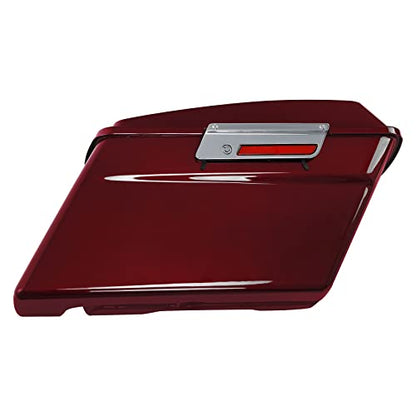 XMT-MOTO Hard Saddlebags Saddle bags Fit for Harley 1994-2013 Touring models road glide road king ultra street glide electra glide and 1984-2017 Softail models Red Hot Sunglo - color: Red, size: Standard