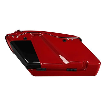 HR3 21RGS Billiard Red/Vivid Black Hard Saddlebags Compatible with 2021 Road Glide Special FLTRXS (Replace for OEM) Fit for 2014-2023 Harley Touring Models - color: Billiard Red / Vivid Black 2021RGS