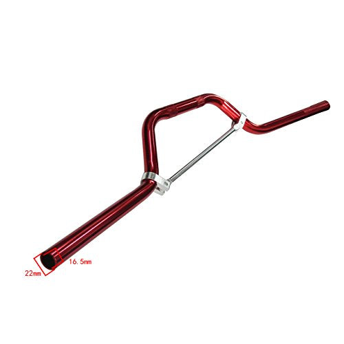JRL 7/8" Mid Handlebars Handle Bars Fit ATV Pit Dirt Bike Offroad Motorcycle Red - color: Red
