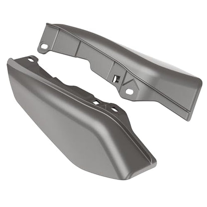Mid Frame Air Deflectors Heat Shield Fit for Harley Touring 2009-2026 Billet Silver - color: Billet Silver