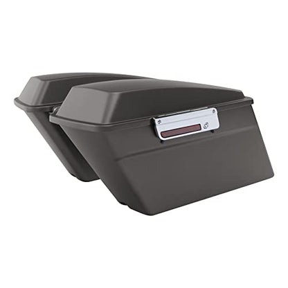 SLMOTO Hard Saddlebags Fit For Harley Electra Road King Glide 1994-2013 - color: For Pewter Denim