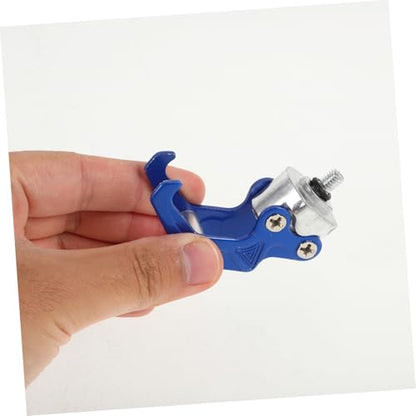 PRETYZOOM Helmet Handlebar Hook Motorcycle Scooter Hanger Aluminum Alloy Holder for Cycling Helmets - color: Blue