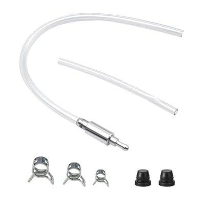 Brake Bleeder Hose with One Way Check Valve, Universal Brake Fluid Bleeding Tool Kit for Car Motorcycle Clutch, Brake Bleeder Tool for Hydraulic System Bleeding, Soft Tube with Metal Clips (1PC) - size: 1PC