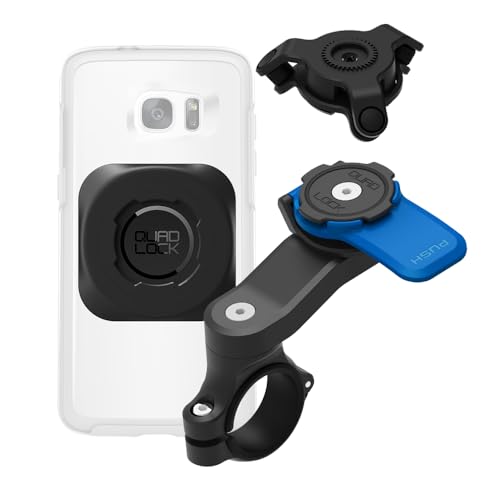 Quad Lock Handlebar Motorcycle Phone Mount Kit with Vibration Dampener and MAG Universal Adaptor - size: Handlebar Mount