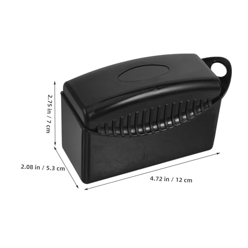 Curved Sponge Brush Lid Automotive Tire Wax Applicator Pad Car Detailing Tool for Tire Dressing and Polishing for Car Enthusiasts and DIYers - color: Black